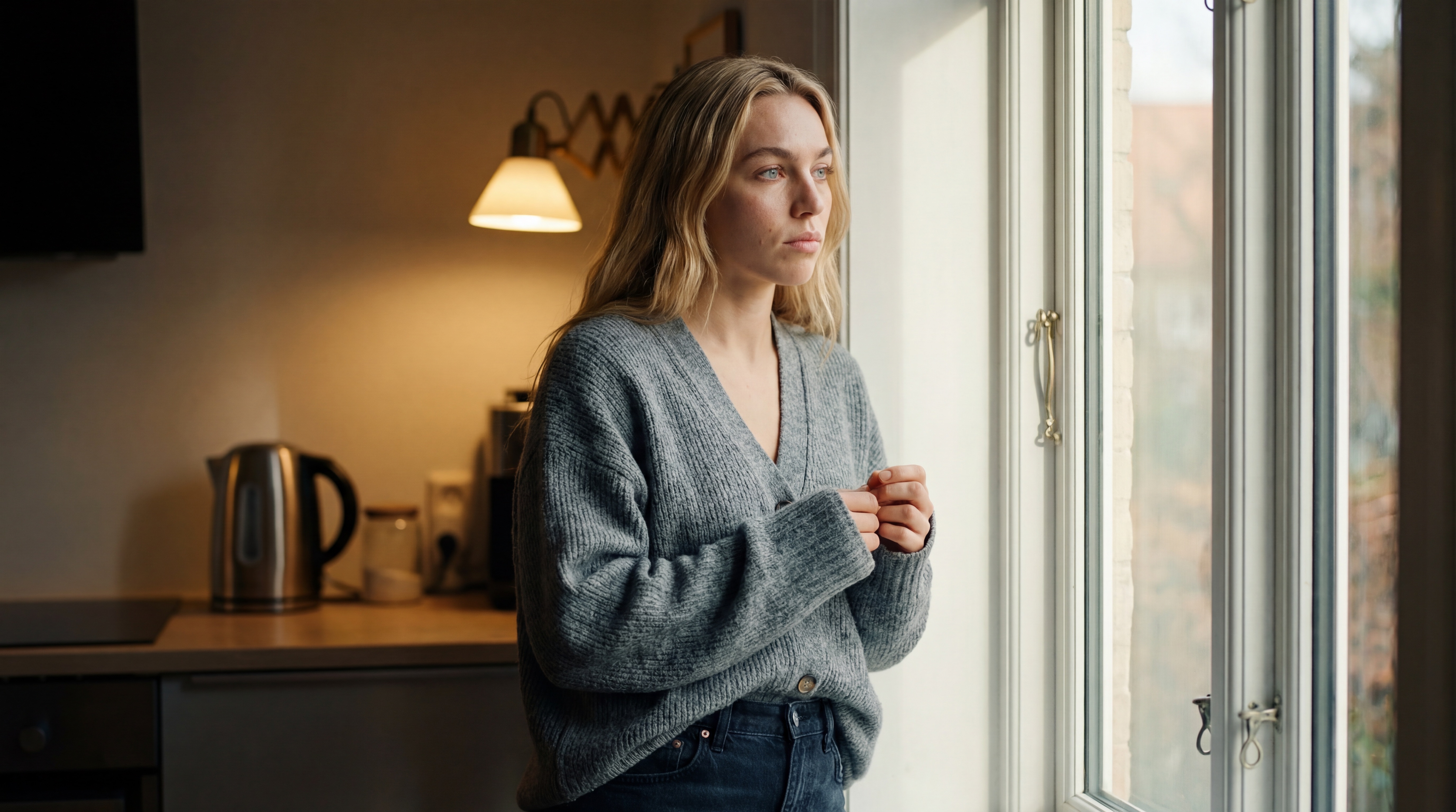 Evening Window Scene